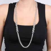 Collana in Metallo groumette a catena lunga