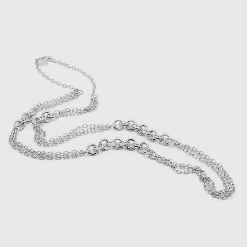 Collana in Metallo groumette a catena lunga