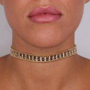 Collana in Metallo colliere impreziosito da cristalli