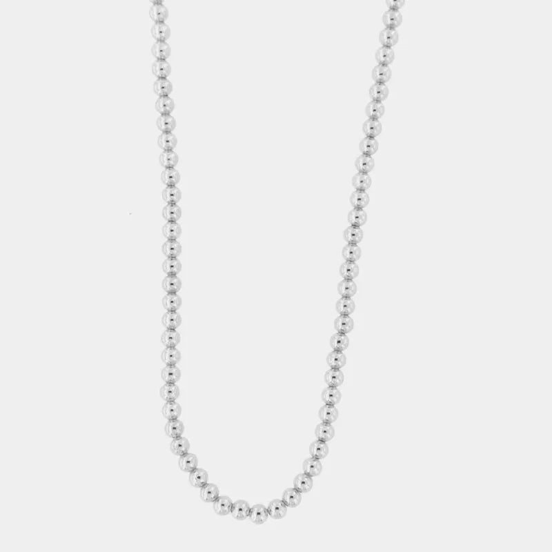 Collana in Metallo maglia sfere