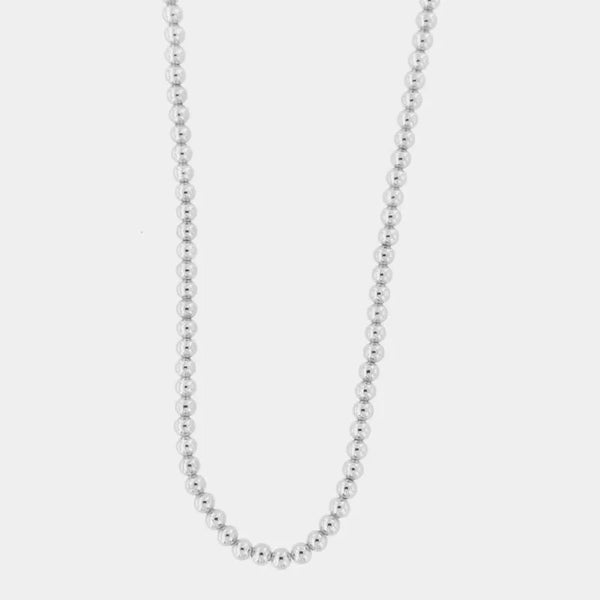 Collana in Metallo maglia sfere - BYSIMON gioielli