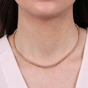 Collana in Metallo maglia sfere