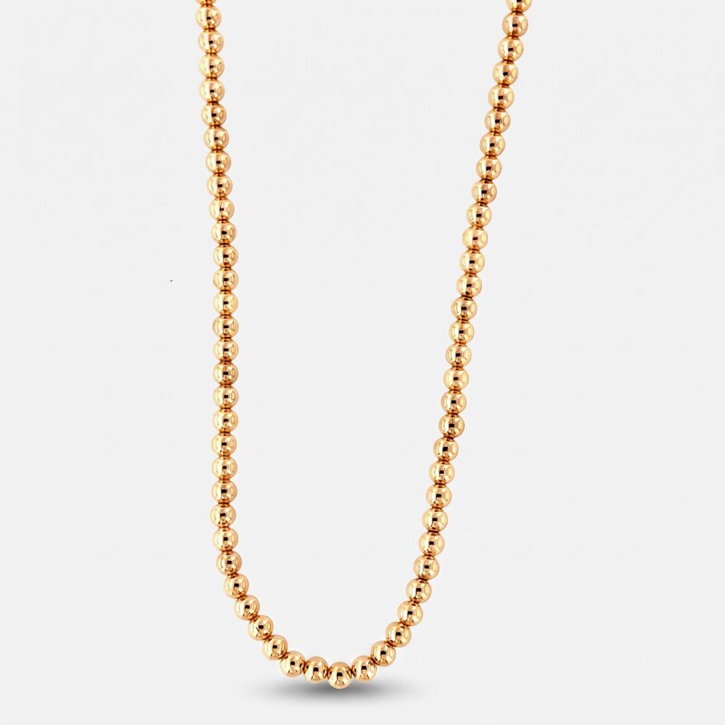 Collana in Metallo maglia sfere - BYSIMON gioielli