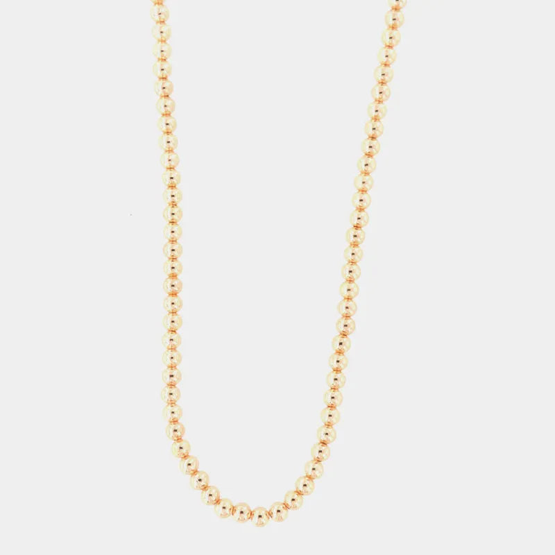 Collana in Metallo maglia sfere