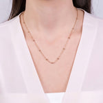 Collana in Metallo Catena con palline