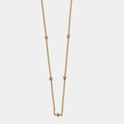 Collana in Metallo Catena con palline