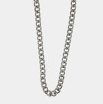 Collana in Metallo a groumette, con catene tempestate da cristalli