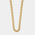 Collana in Metallo a groumette, con catene tempestate da cristalli