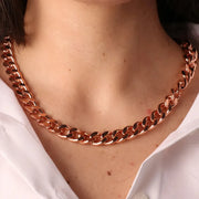 Collana in Metallo con intrecci di catene