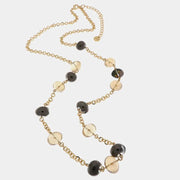 Collana in Metallo con cristalli di Murano