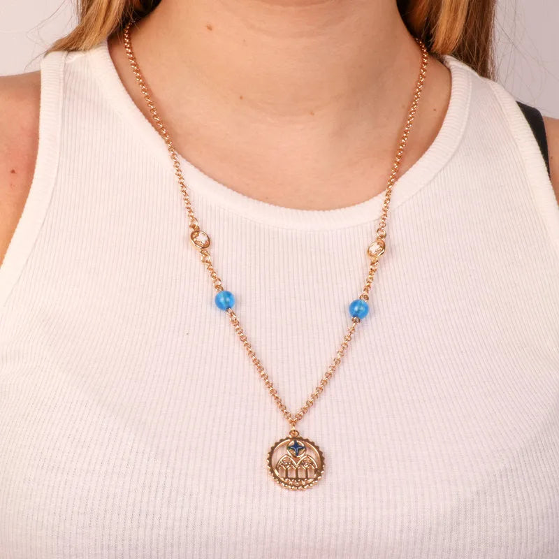 Collana in Metallo con palazzo ducale di Venezia