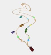 Collana in Metallo con case colorate di Burano