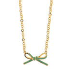 Collana in Metallo con fiocco centrale