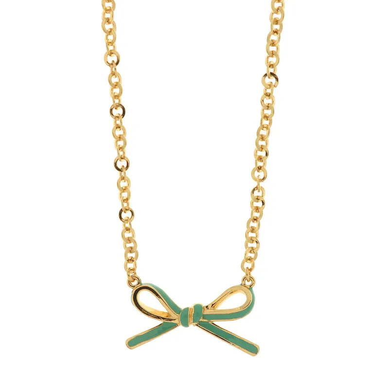 Collana in Metallo con fiocco centrale