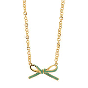 Collana in Metallo con fiocco centrale