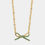 Collana in Metallo con fiocco centrale