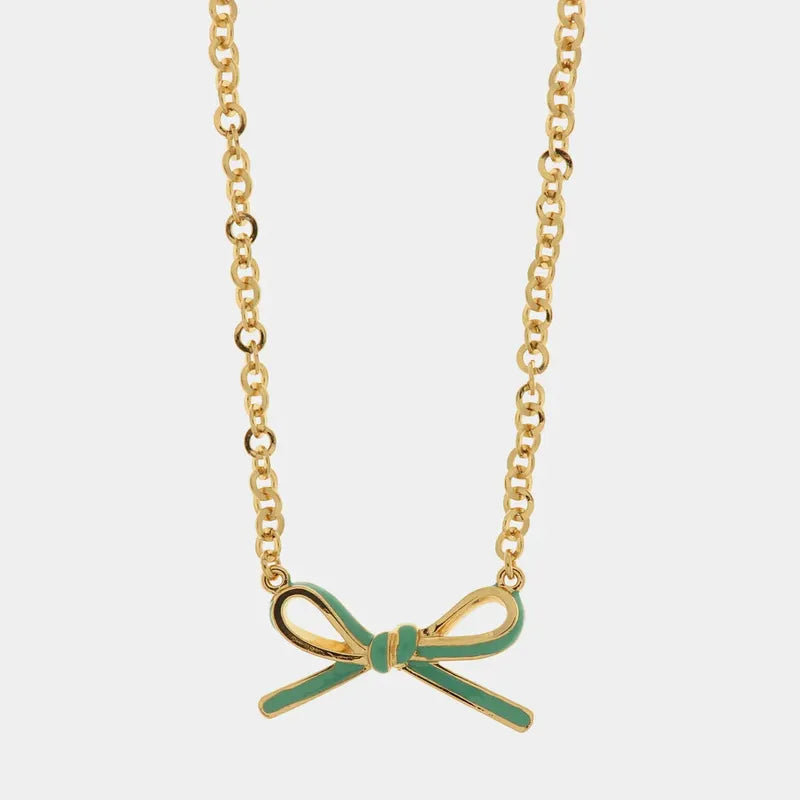 Collana in Metallo con fiocco centrale