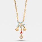 Collana con stella marina e conchiglie | collana con conchiglia | BYSIMON
