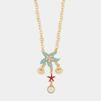 Collana con stella marina e conchiglie | collana con conchiglia | BYSIMON