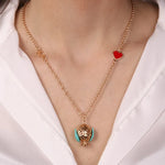 Collana in Metallo con pumo pugliese - BYSIMON gioielli