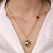 Collana in Metallo con pumo pugliese