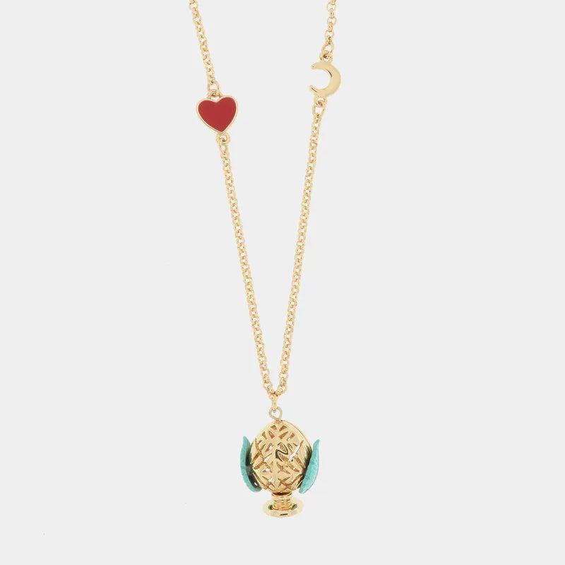 Collana in Metallo con pumo pugliese - BYSIMON gioielli