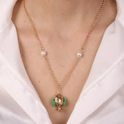 Collana in Metallo con pumo pugliese