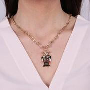 Collana in Metallo con testa di moro siciliana