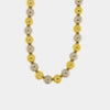Collana in Metallo con sfere multicolore