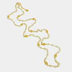 Collana in Metallo con perle e simboli intrecciati