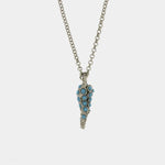 Collana in Metallo con pendente a forma di corno e cristalli AMONAPOLI - gioiello BySimon