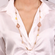 Collana in Metallo con cuori sacri e stelle