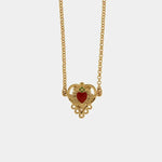 Collana in Metallo con cuore sacro