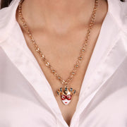 Collana in Metallo con maschera veneziana