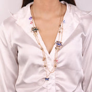 Collana in Metallo con maschere veneziane