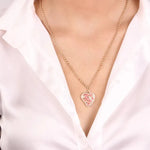 Collana in Metallo con cuore sacro