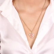 Collana in Metallo con cuore sacro