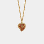 Collana in Metallo con cuore sacro