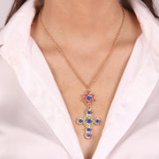 Collana in Metallo con croce pendente