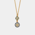 Collana in Metallo con maioliche colorate - BYSIMON gioielli