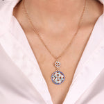 Collana in Metallo con maioliche colorate - BYSIMON gioielli