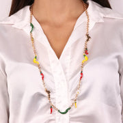 Collana in Metallo con peperoncini pendenti