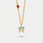Collana in Metallo con chiavi intrecciate - BYSIMON gioielli