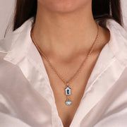 Collana in Metallo con cabina pendente