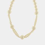 Collana in Metallo girocollo perle