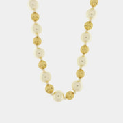 Collana in Metallo girocollo con perle