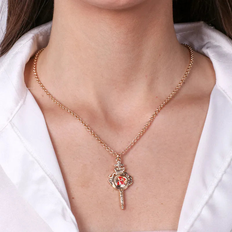 Collana in Metallo con ampolla pendente - BYSIMON gioielli