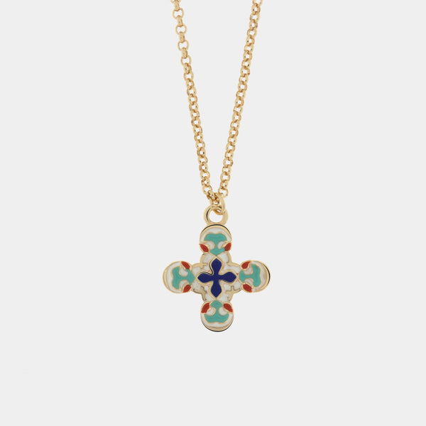 Collana in Metallo con croce pendente - BYSIMON gioielli