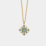 Collana in Metallo con croce di Malta colorata - BYSIMON gioielli
