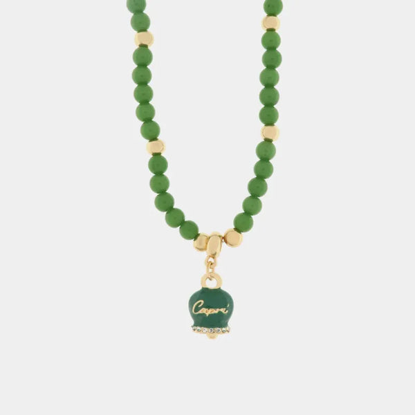 Collana in Metallo Con campanella portafotuna Capri
